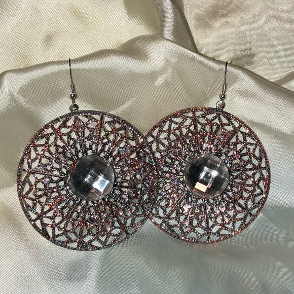 Big & Fun Christmas earrings bling NEW - Picture 4 of 8